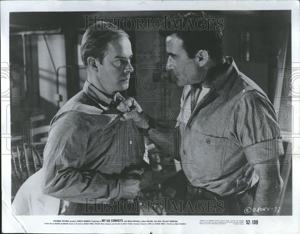 1952 My Six Convicts Film Actors Morgan - Historic Images