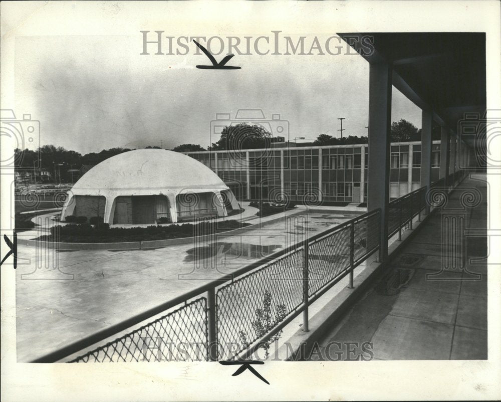 1958, Dome-Shaped Stadium - RRV76879 - Historic Images