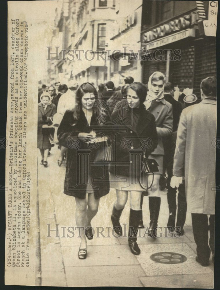 1968, Princess Anne Christmas Shopping - RRV77111 - Historic Images