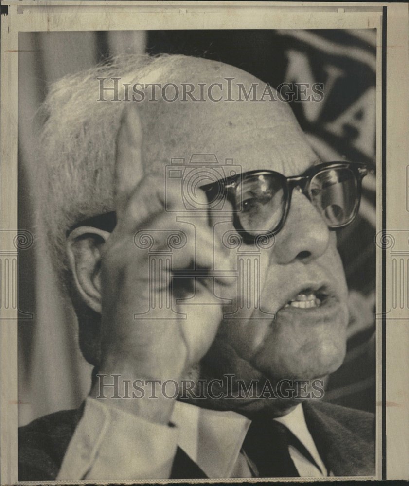 1970, AFL CIO Pres George Meany Speaking - RRV77201 - Historic Images