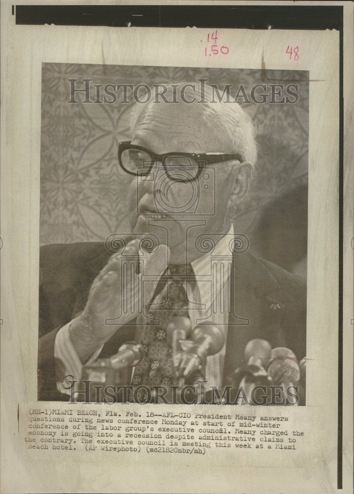 1974 George Meany-Historic Images