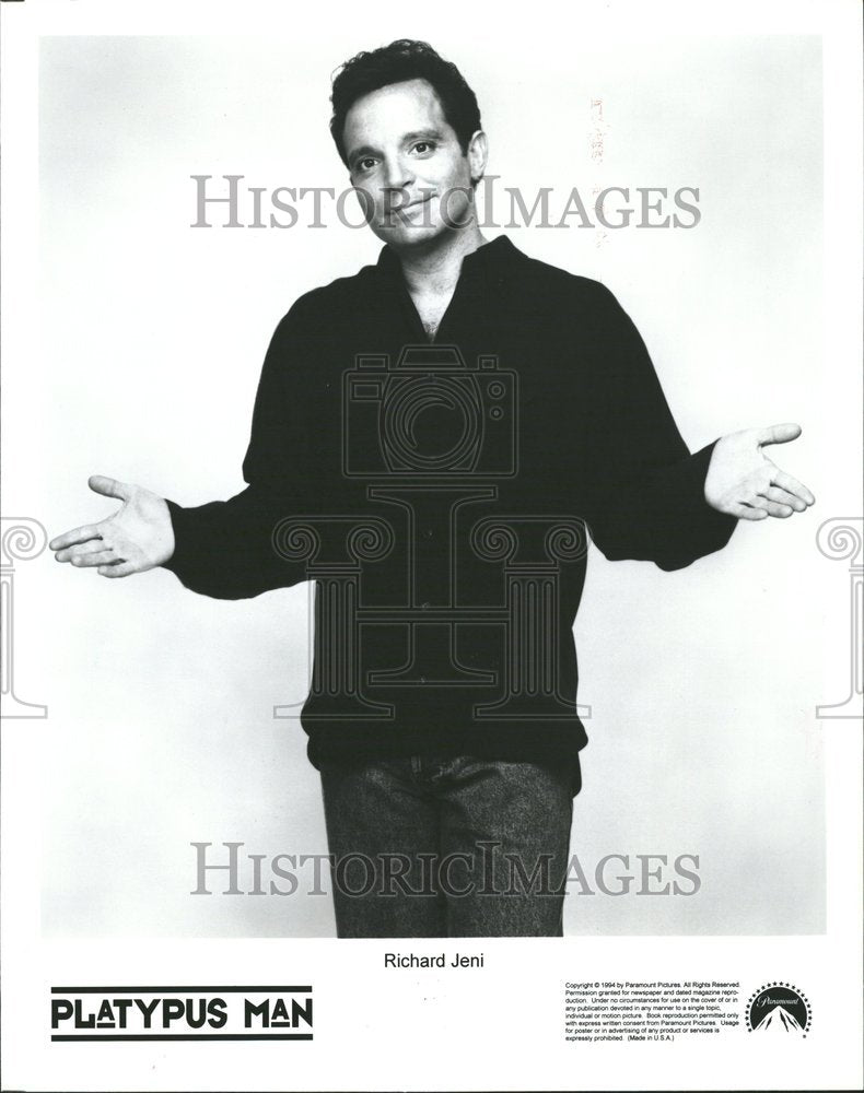 1995 Press Photo Platypus Man Series Promo Actor Jeni - RRV77669 - Historic Images