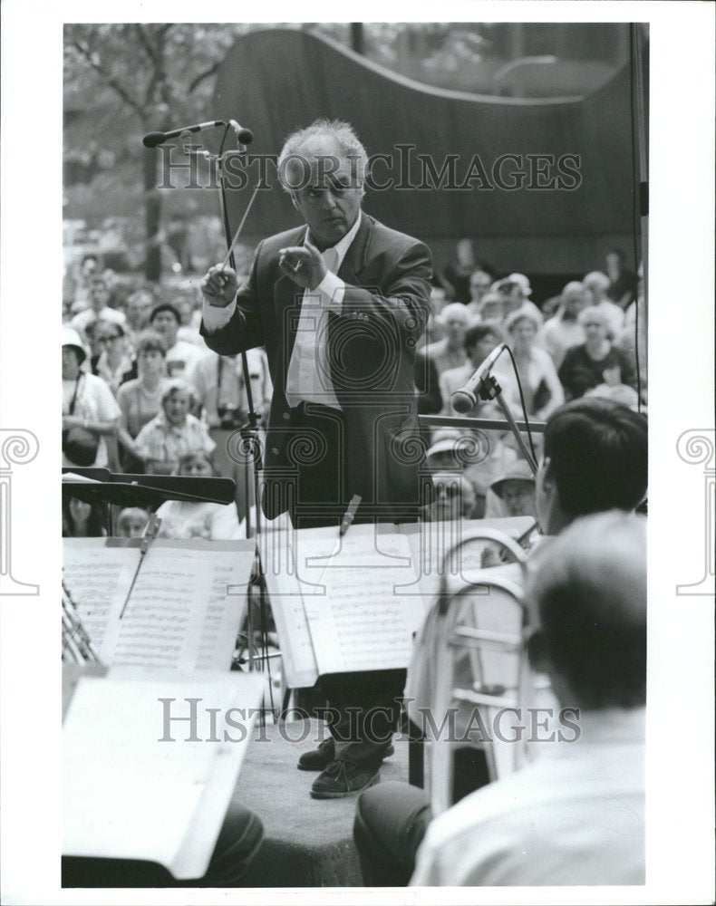 1991 Press Photo Daniel Barenboim Pianist Conductor - RRV77693 - Historic Images