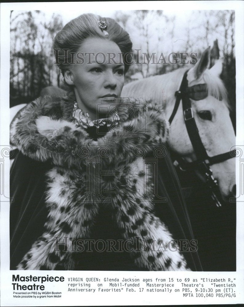 Press Photo Glenda Jackson Actress Elizabeth R - Historic Images