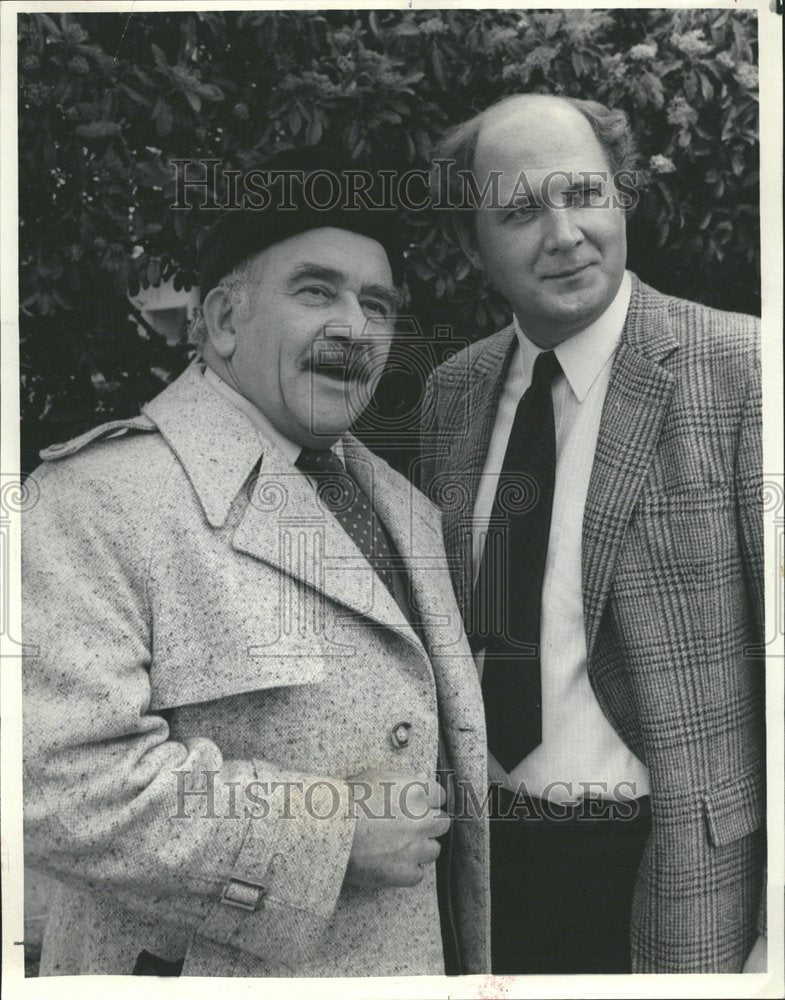 1984 Press Photo Ed Asner Film TV Stage Voice Actor - RRV77913 - Historic Images