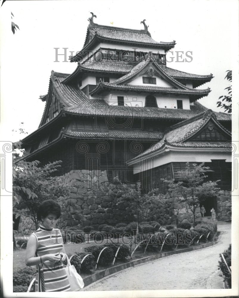 1969, Matsue Castle Japan Sea - RRV78029 - Historic Images