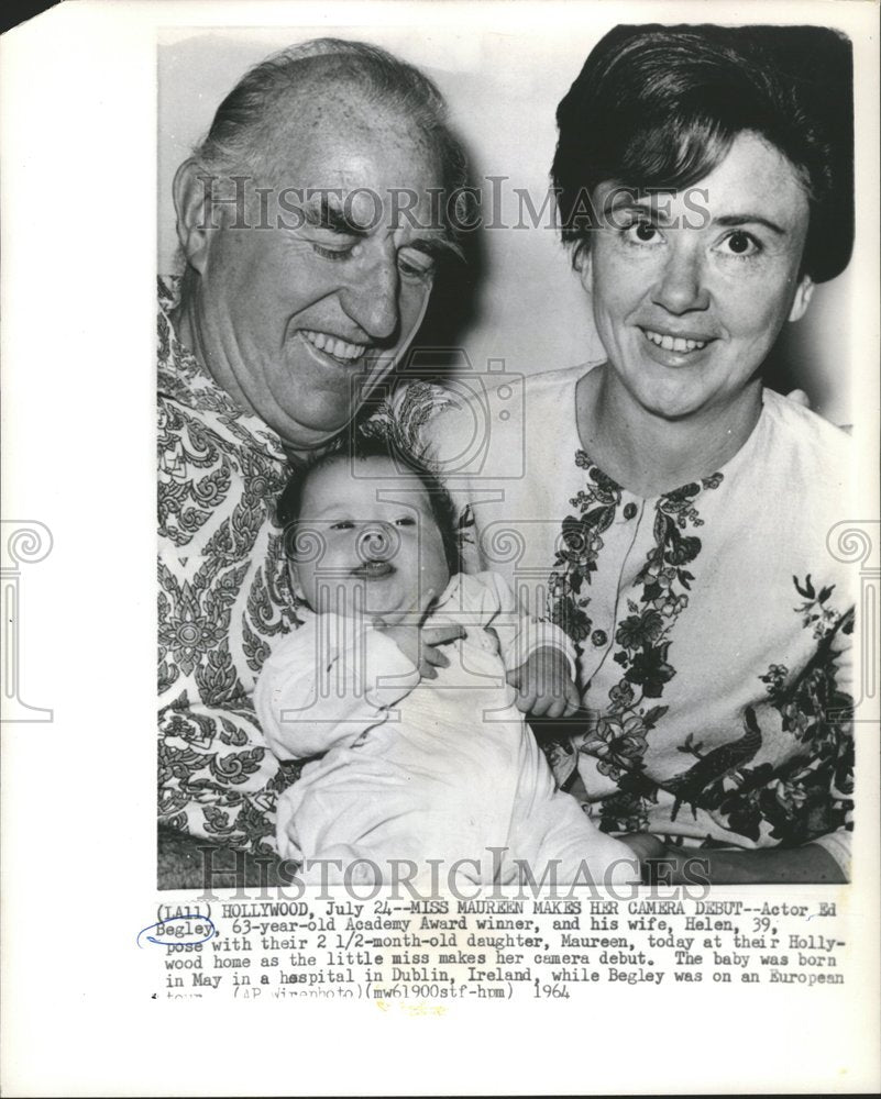 1964, Daughter Ed Begley Actor Academy Winne - RRV78095 - Historic Images