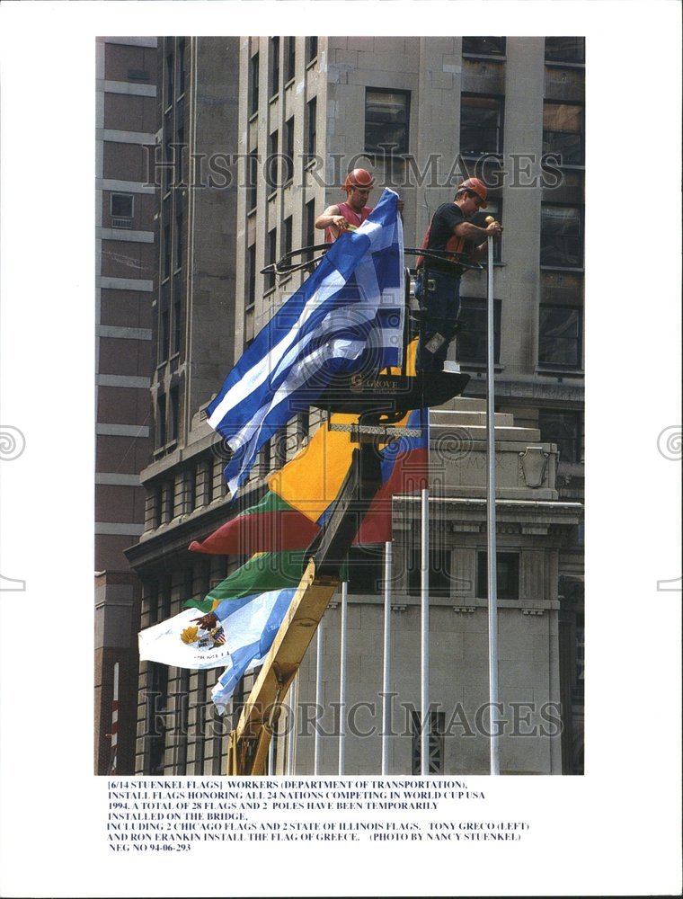 none Worker Flag Nation USA World Cup - Historic Images