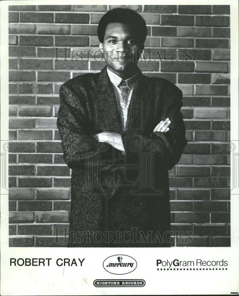 1986 Press Photo Robert Cray Blues Guitarist Singer - Historic Images