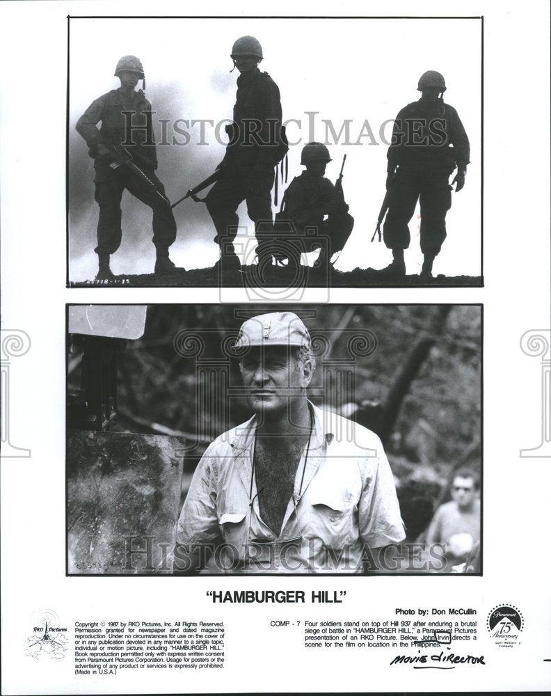 1987, John Irvin Director Hamburger Hill - RRV78619 - Historic Images