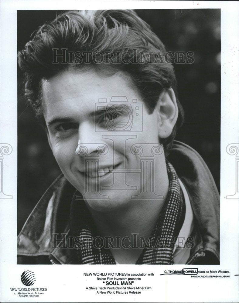 1987 Press Photo Thomas Howell stars in Soul Man - RRV78643 - Historic Images