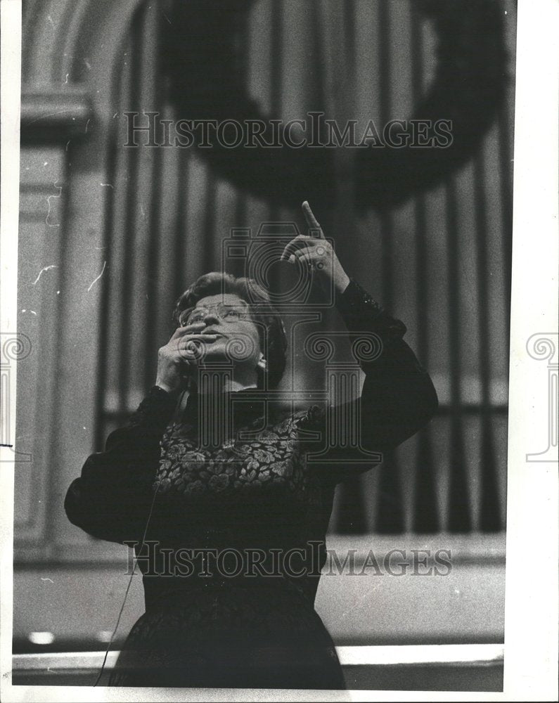 1993 Press Photo Margaret Hillis Conductor Chicago - Historic Images