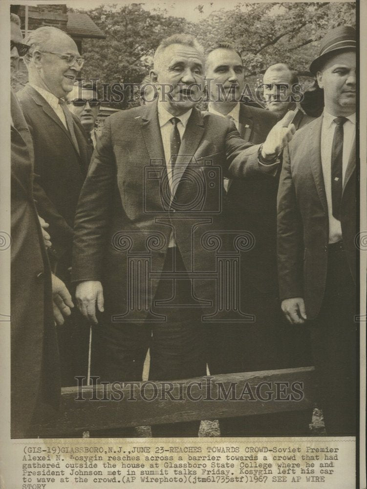 1967 Soviet Premier Alexei Met Johnson-Historic Images