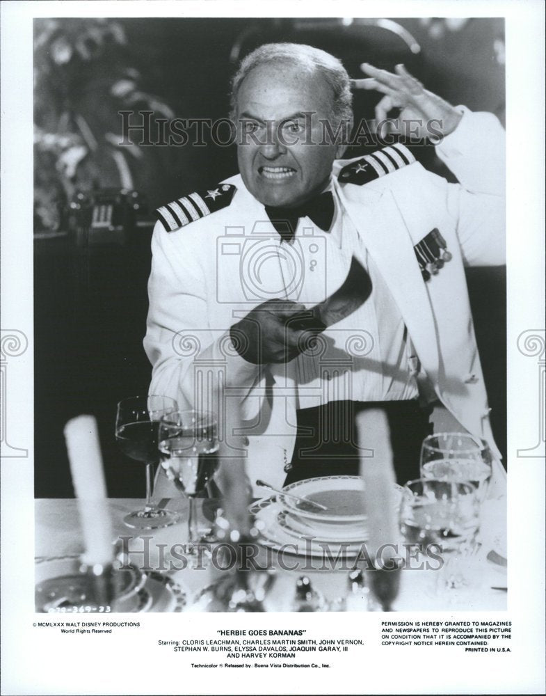 1985 Press Photo Harvey Korman American Comedic Actor - Historic Images