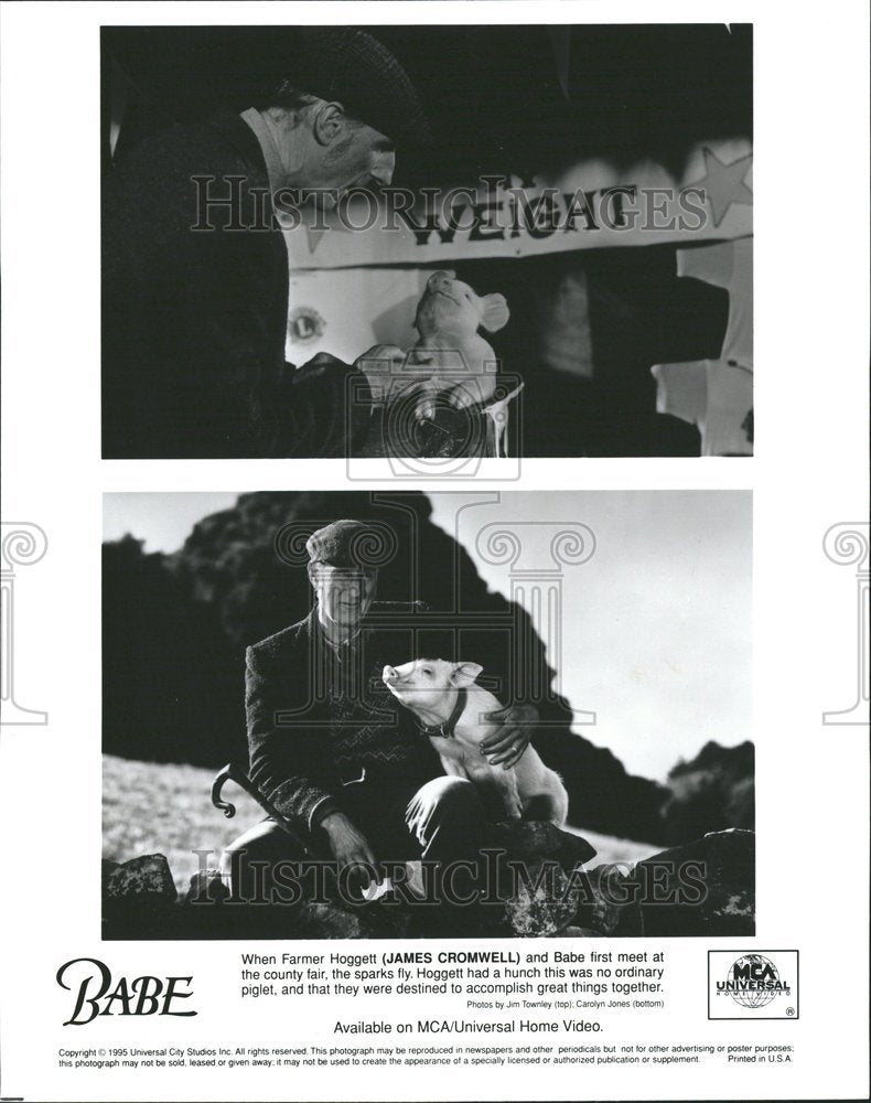 1996, Farmer Hoggett and Babe - RRV79179 - Historic Images