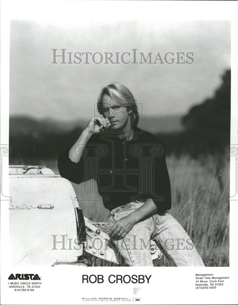 1992 Press Photo Rob Crosby Country Music Artist - RRV79221 - Historic Images