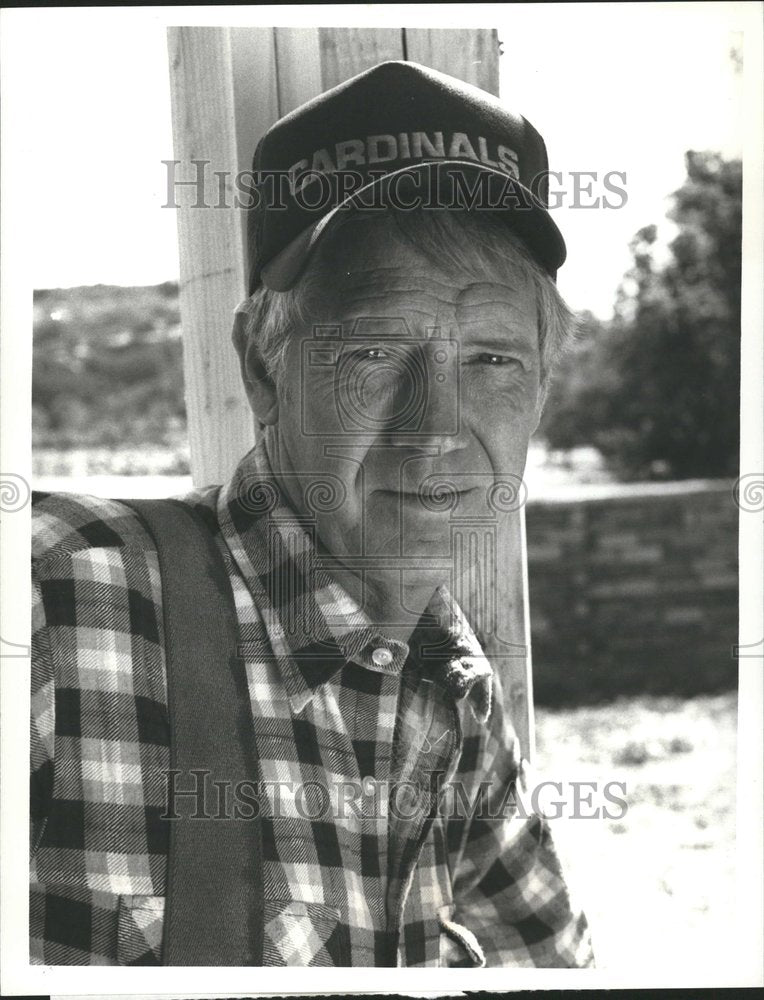 1988, Daniel Ronald American character actor - RRV79299 - Historic Images