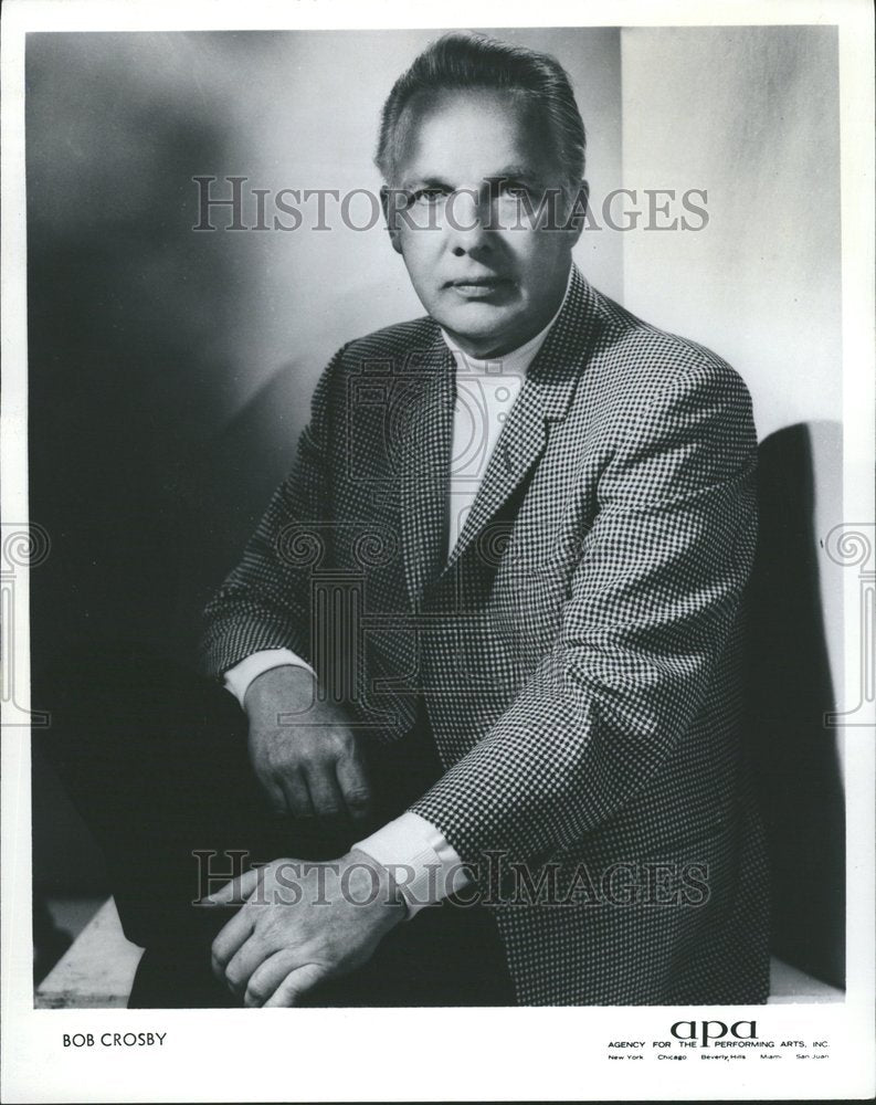 1978 Press Photo George Robert Bob Crosby Bandleader - Historic Images