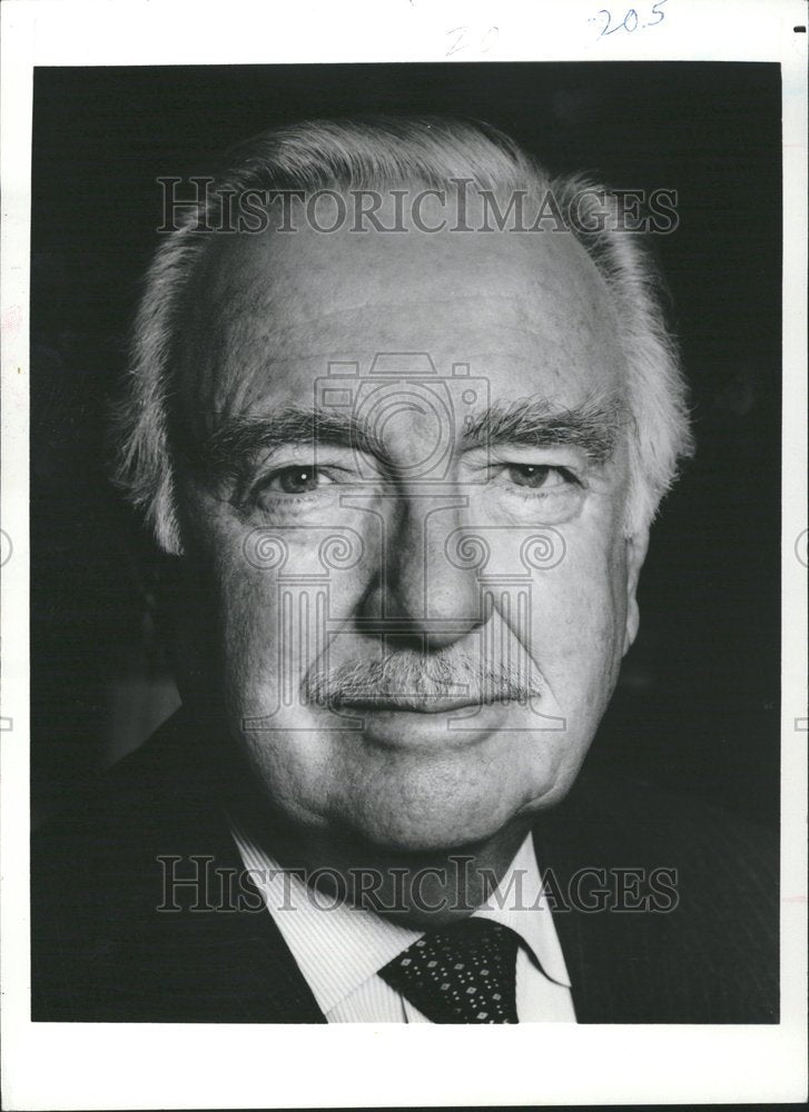 1986 Walter Cronkite Anchorman Host CBS - Historic Images