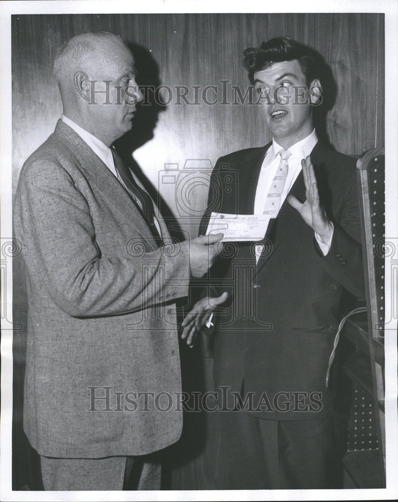 1956 Press Photo Bill Campbell Stars in Backlash - Historic Images