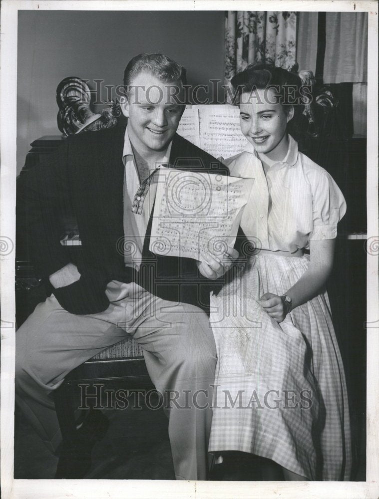 1955 Press Photo Family Talent Gary Crosby - Historic Images