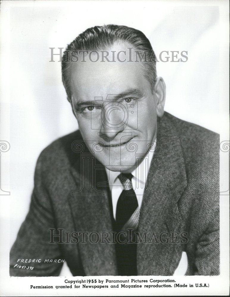 Press Photo Fredric March American Stage Film Actor - RRV80337 - Historic Images