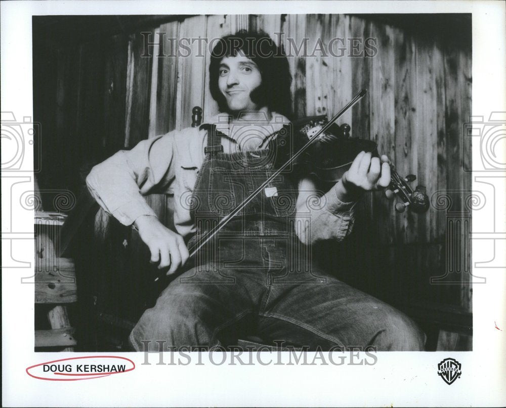 Press Photo Doug Kershaw Fiddle Player Singer Country - RRV80579 - Historic Images