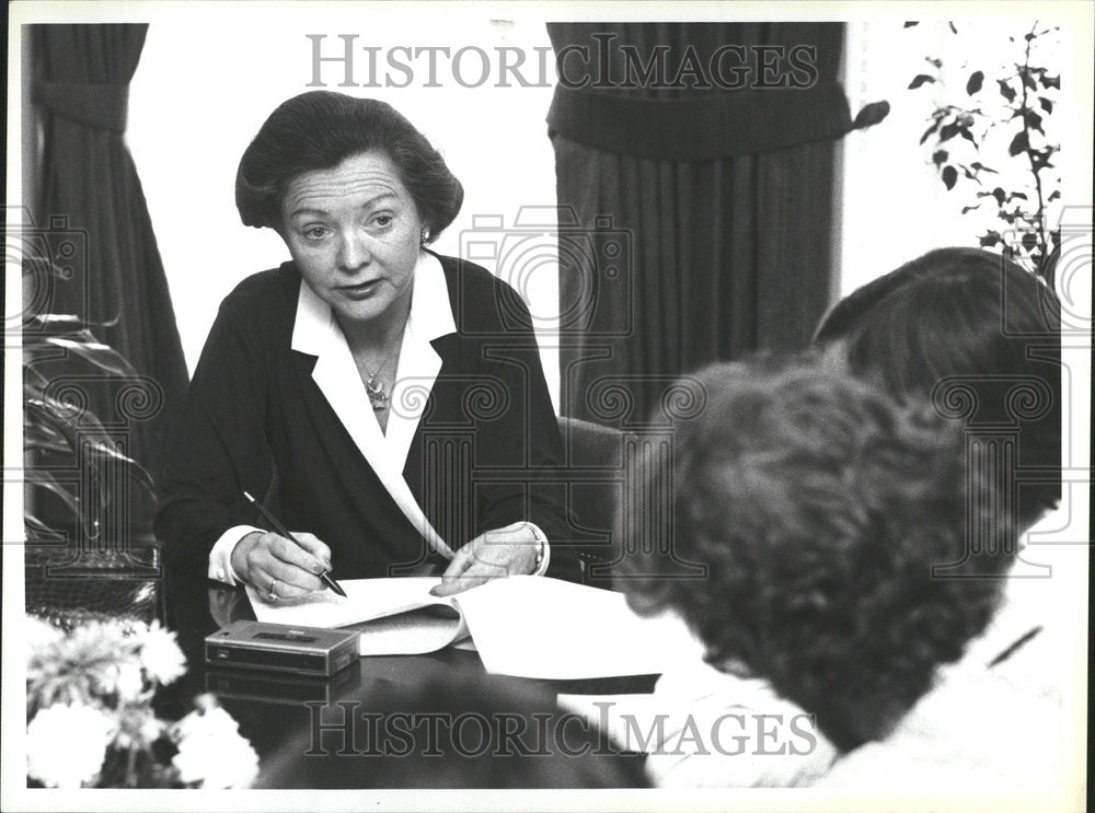 1980 Press Photo Shirley Ann Mount American lawyer - Historic Images