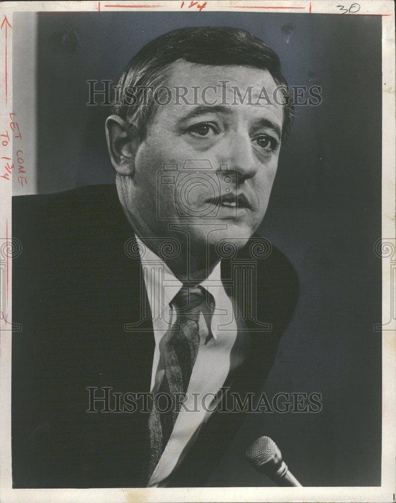 1969 Press Photo William Buckley Jr Author Commentator - Historic Images