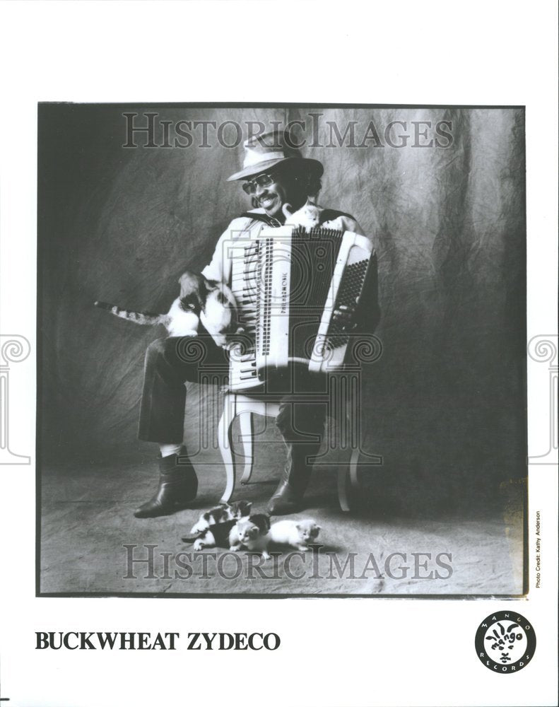 1994, Zydeco Musician Buckwheat Zydeco - RRV86745 - Historic Images