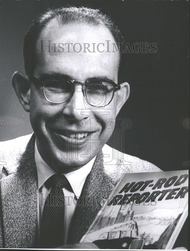 1961 Press Photo Author Allan Johnson Book - RRV87003 - Historic Images