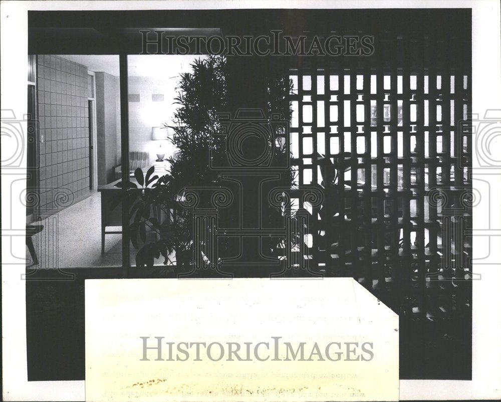 1960 Screen wall of single core, hollow blo-Historic Images