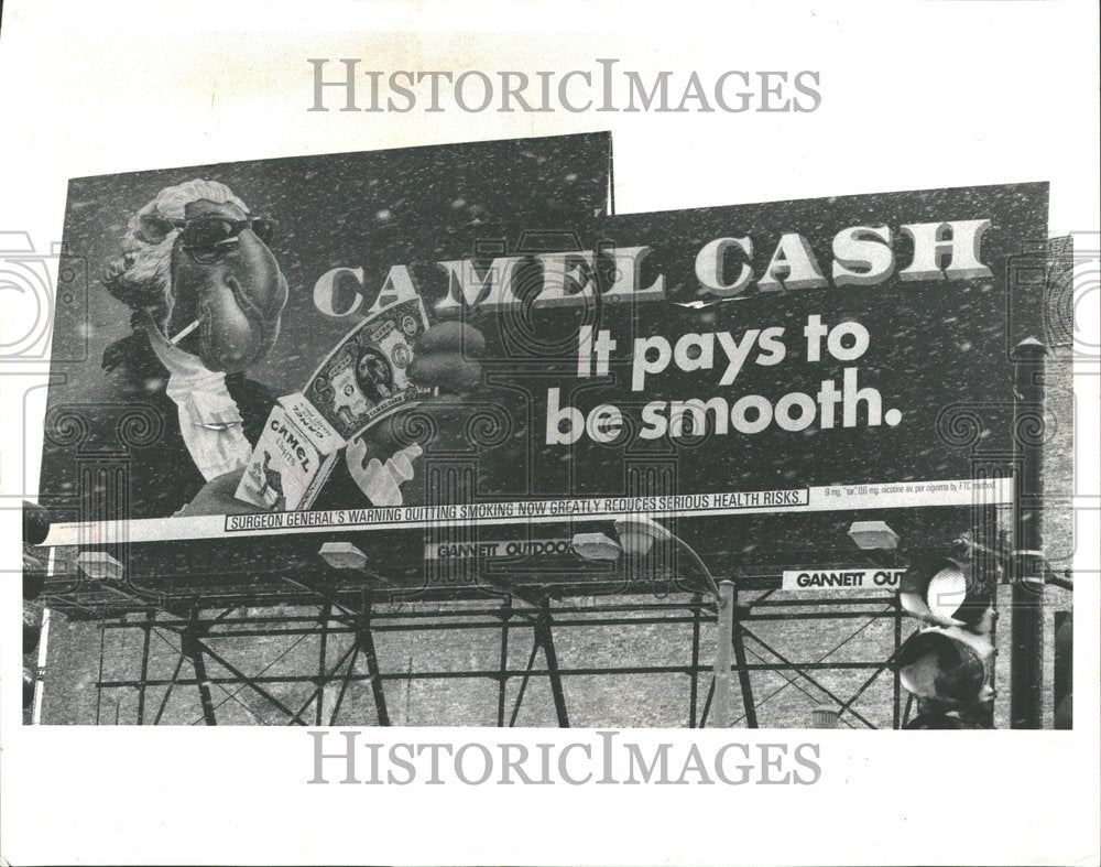 1991, Joe Camel Billboard Lemon Award - RRV87445 - Historic Images