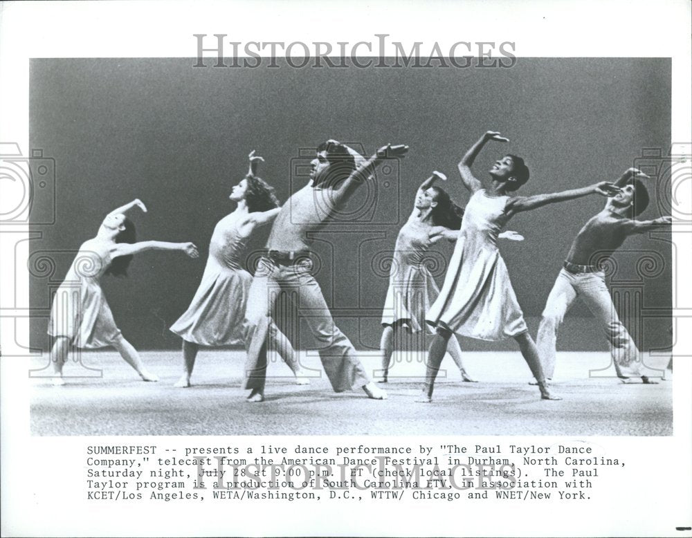 Paul Taylor Dance Company North Carolina-Historic Images