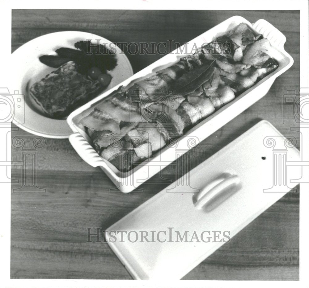 1979 Pate in Casserole Loaf Dish-Historic Images