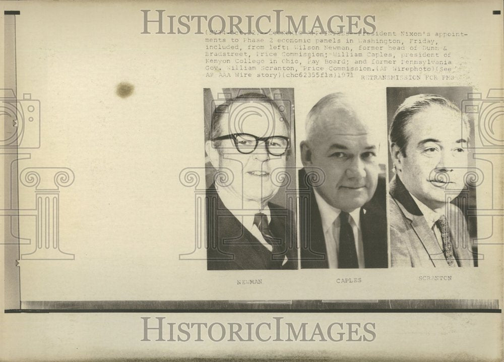 1971 Neuman Caples Board Appointments Nixon - Historic Images