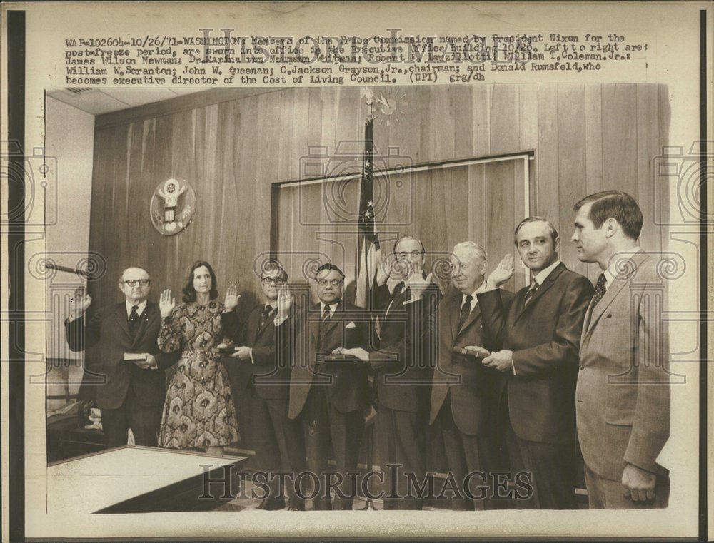 1971 Commission Named and Sworned-Historic Images