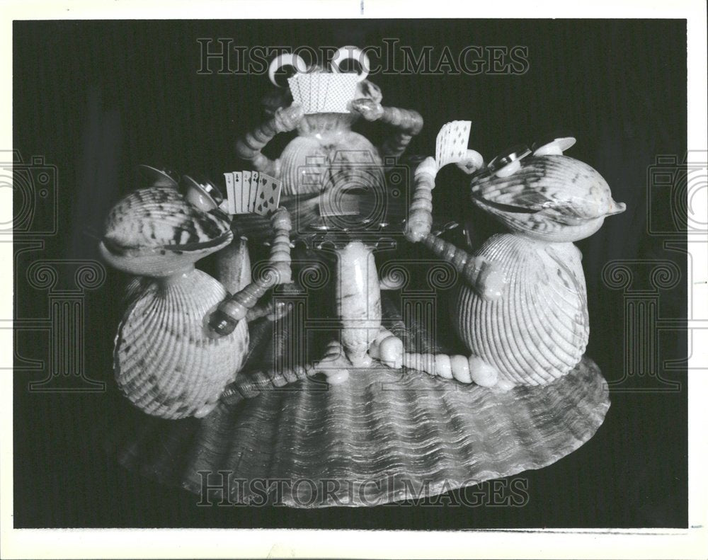 1985 Carol Berk La Grange seashells - Historic Images