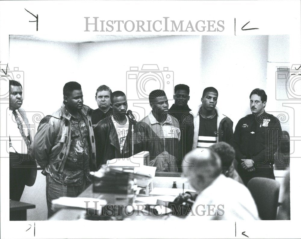 1990 Press Photo Robbery Suspects Detroit Sean Williams - RRV87923 - Historic Images