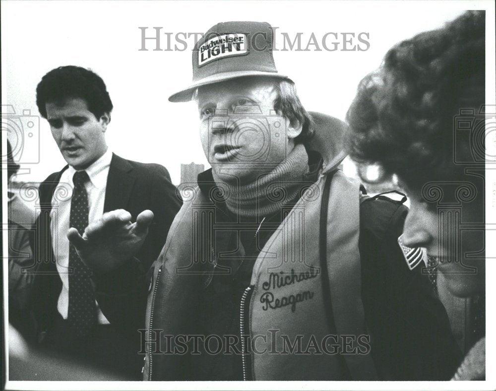 1983, Motorboat Racer Mike Reagan Detroit - RRV88007 - Historic Images