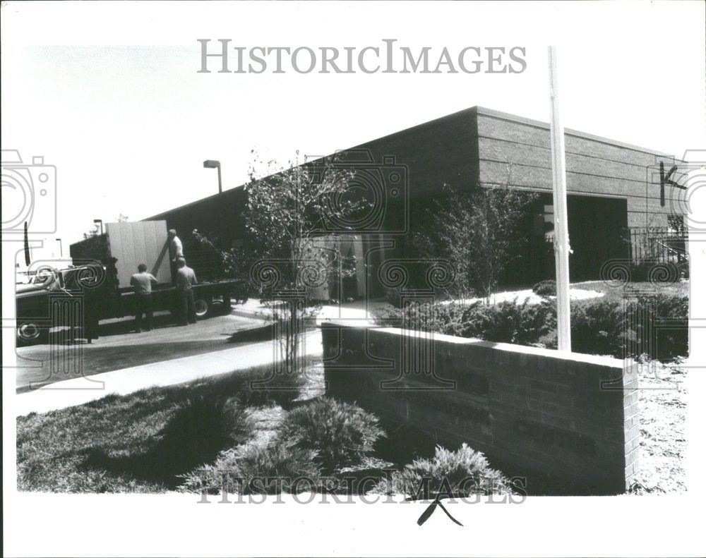 1985 Press Photo Republic Airlines Buildings - Historic Images