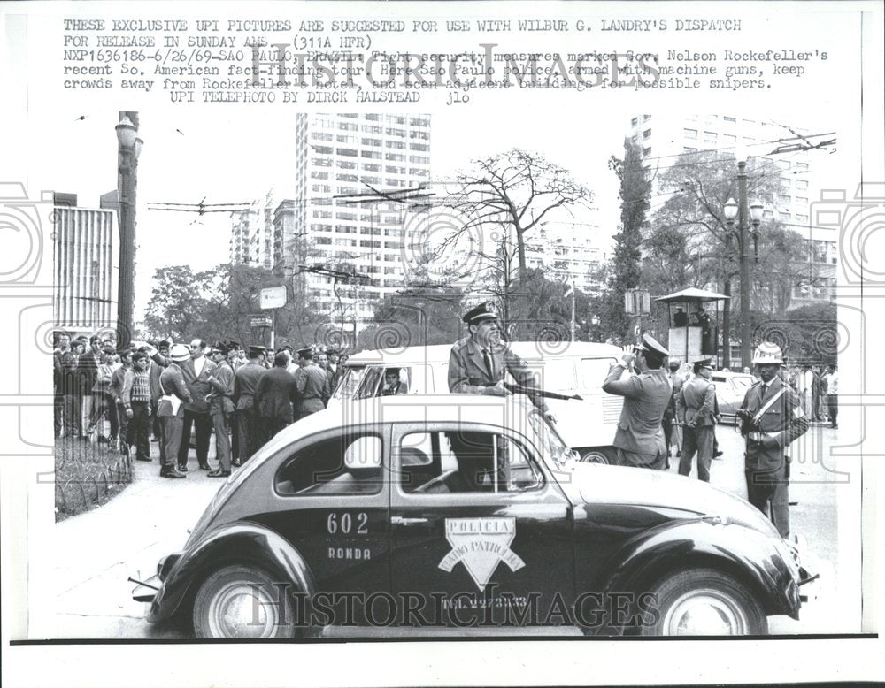 1969 Press Photo New York Governor Nelson Rockefeller - Historic Images