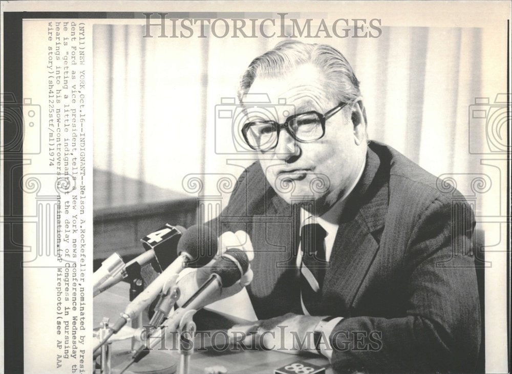 1974 Nelson Rockefeller Vice President Nom-Historic Images