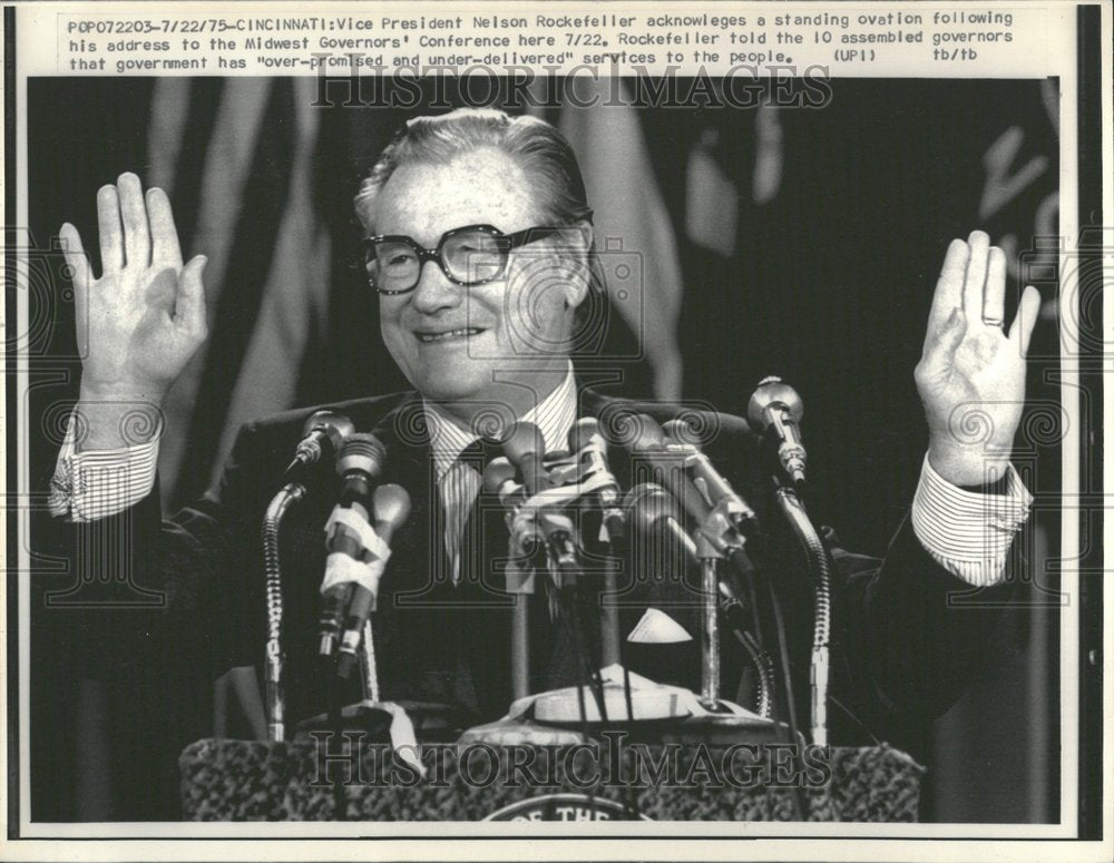 1975 Vice President Nelson A. Rockefeller-Historic Images