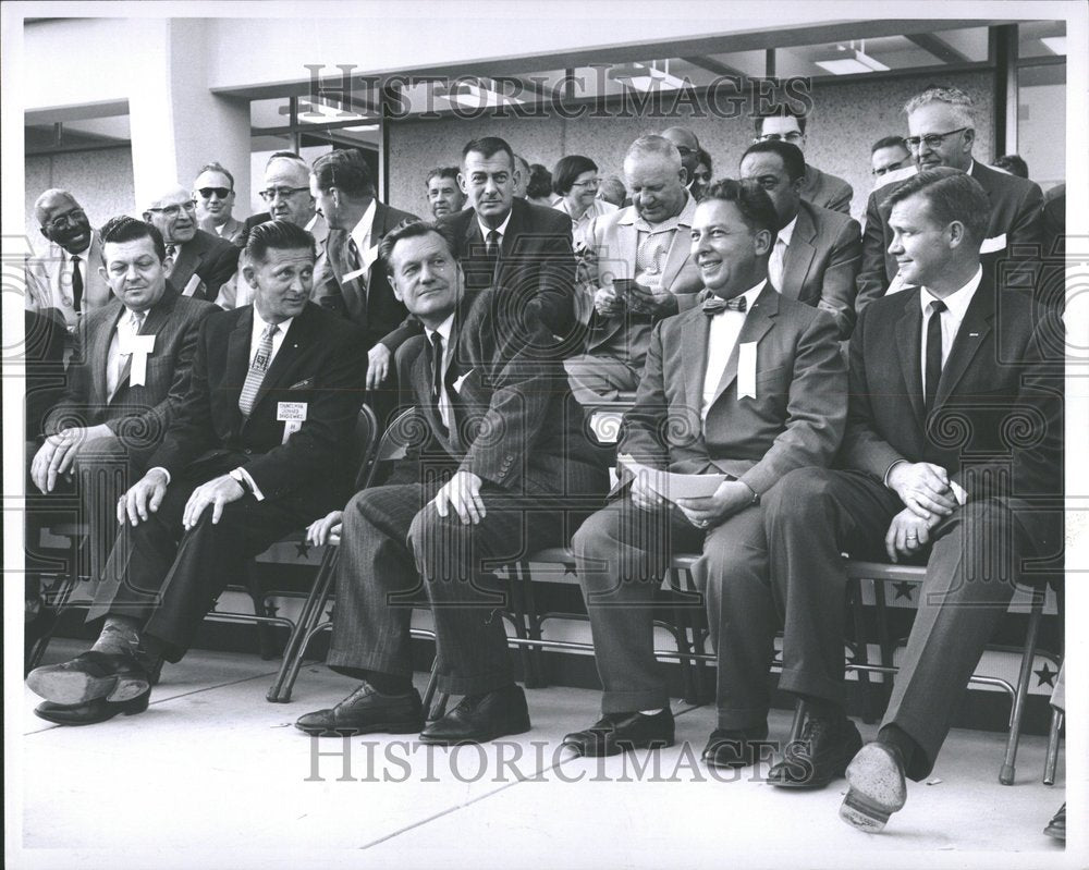 1960 Rockefeller and Officials-Historic Images