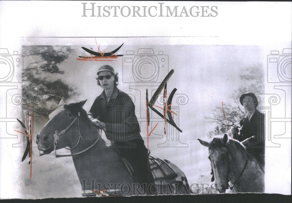 1962, Mary Clark Rockefeller Riding Horses - RRV88457 - Historic Images