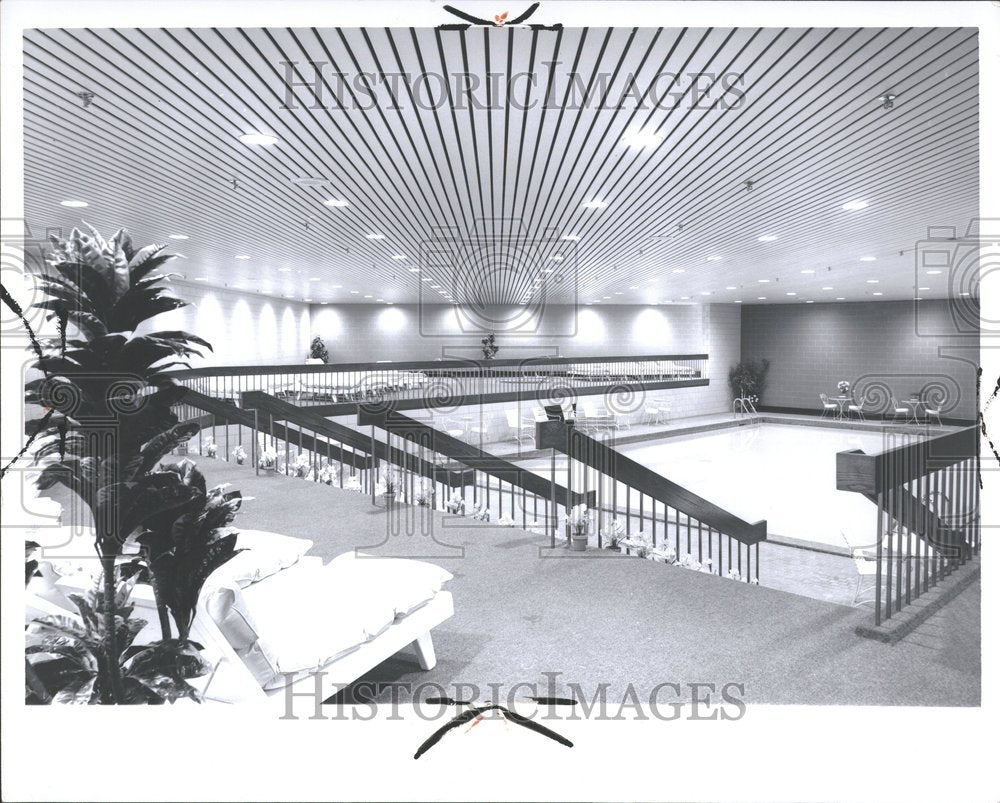 1972, Southfield Athletic Club Interior - RRV88575 - Historic Images