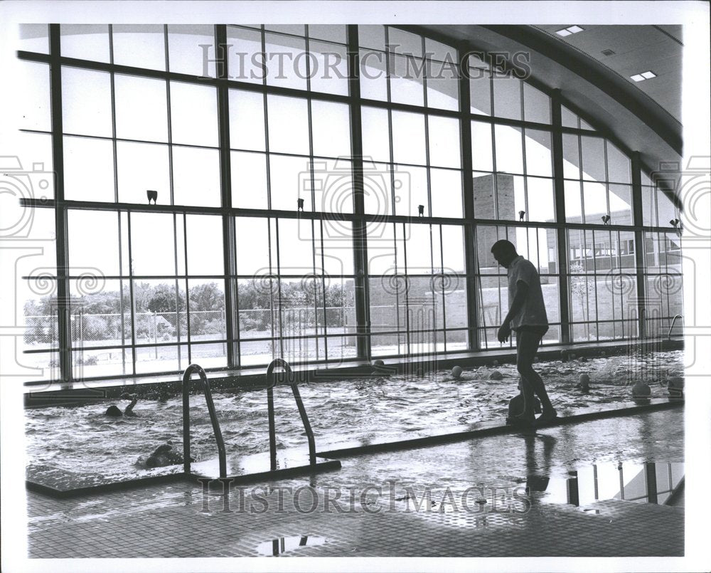 1957, Swimming Instructor Derby Junior High - RRV88653 - Historic Images