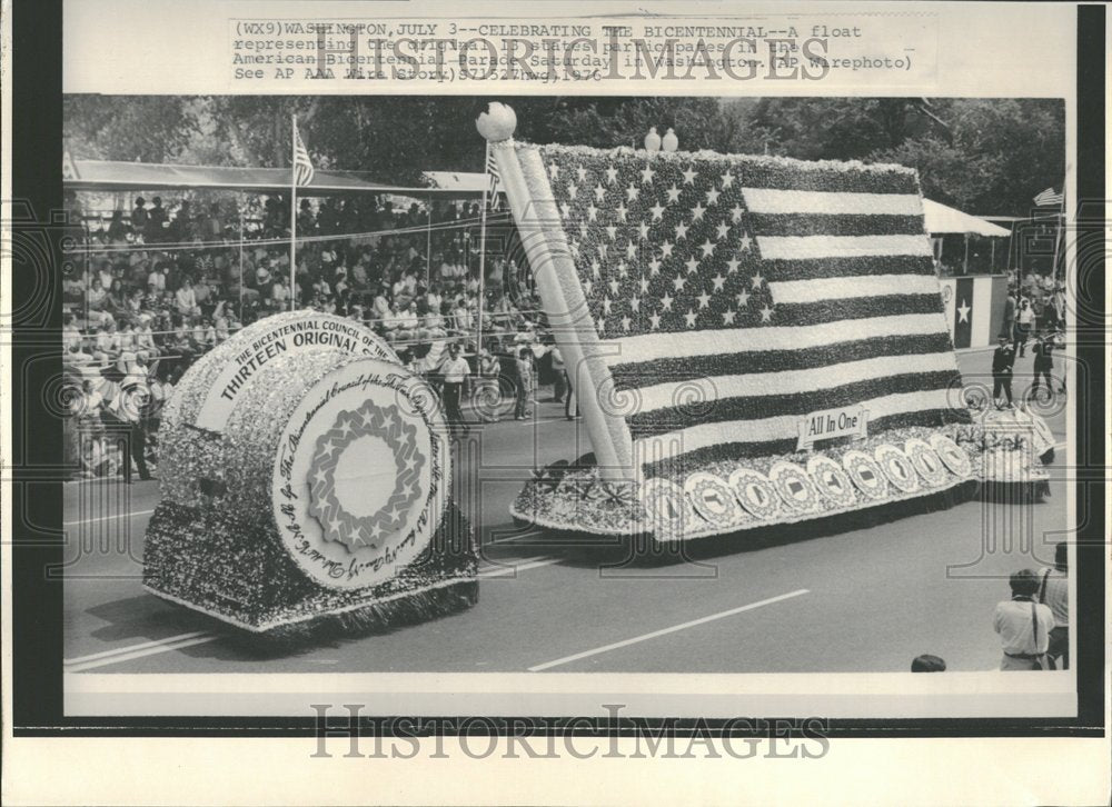 1976 Float Bicentennial Parade Washington-Historic Images