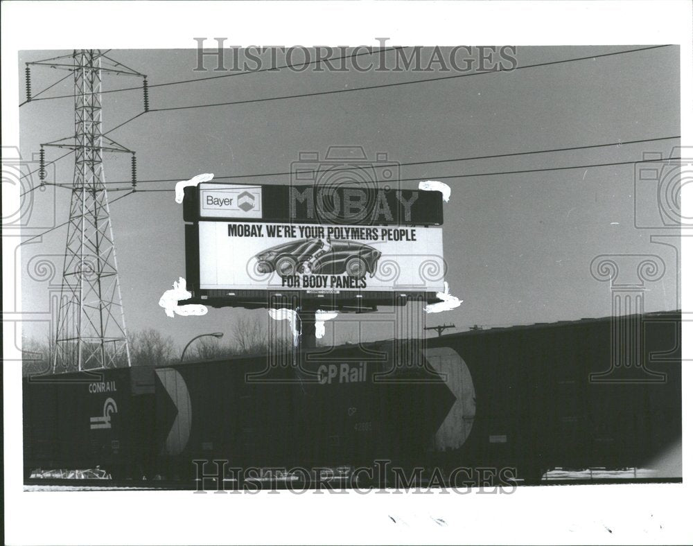 1990, Outdoor Ad Mobay - RRV89249 - Historic Images